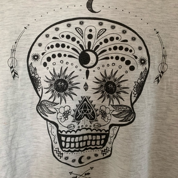 LOWBALLS ACCEPTED sugar skull tee - Picture 2 of 5